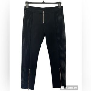 NWOT VERSACE BLACK MESH LEGGINGS SIZE S